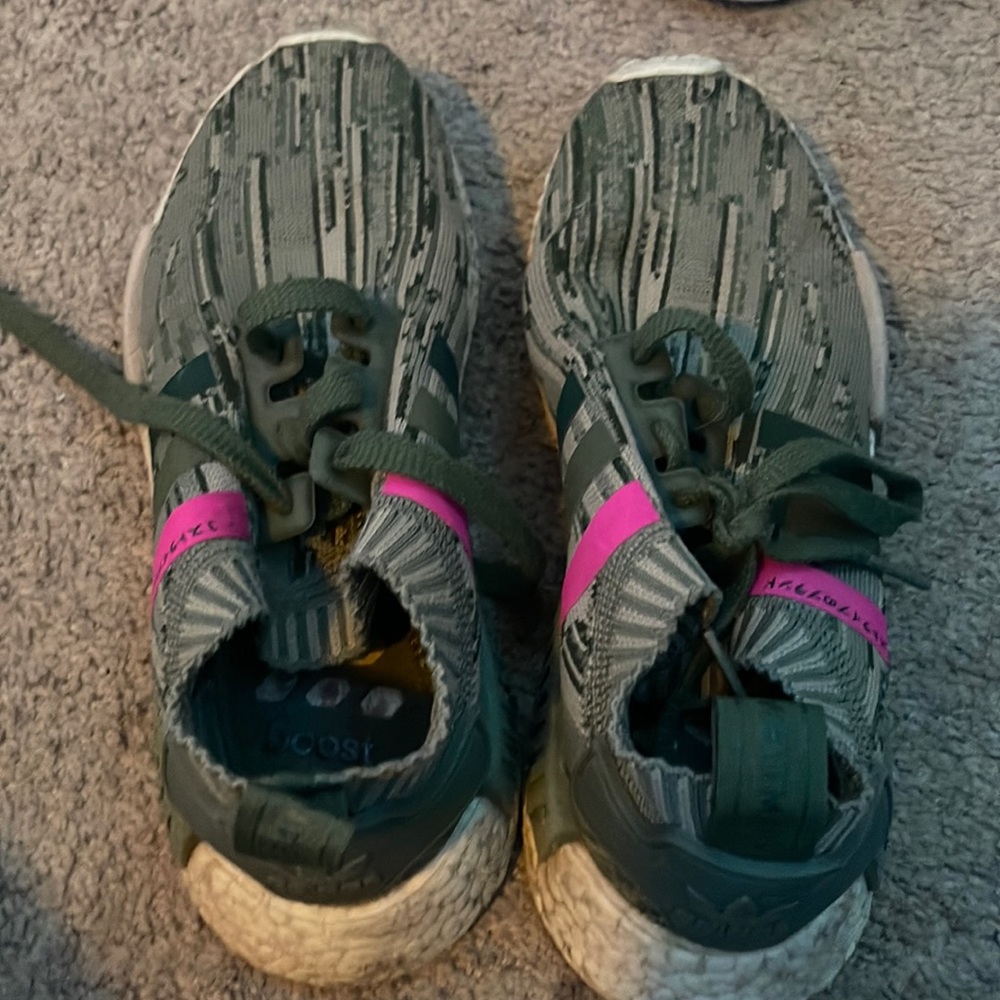 NMD Primeknit Camo Pink Size 6 Boys